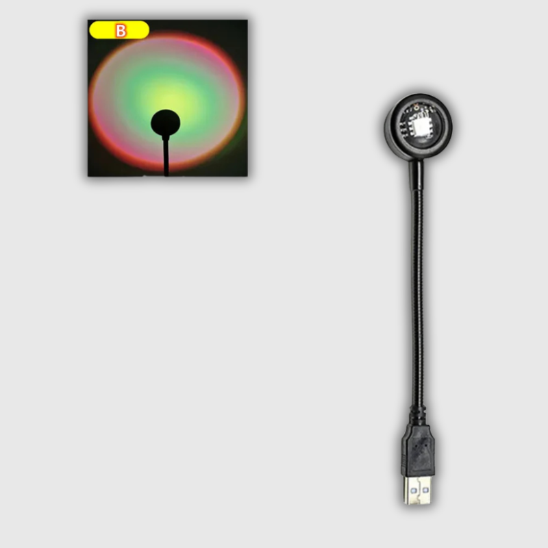 LED USB Sunset Lamp Projector
