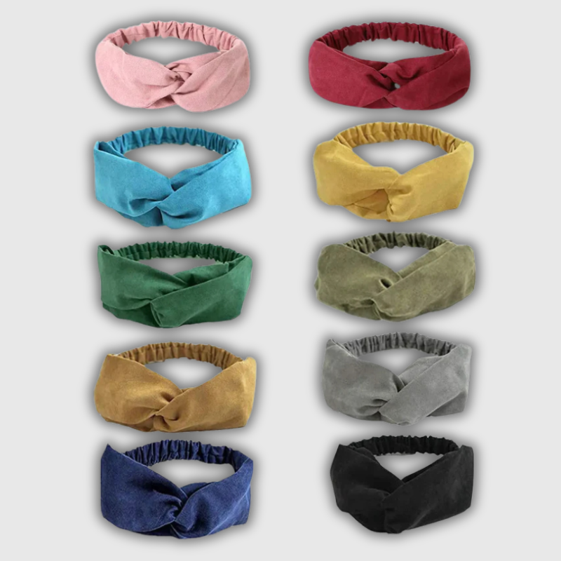 Boho Chic Cross Turban Headband – Women's Summer Hair Accessory