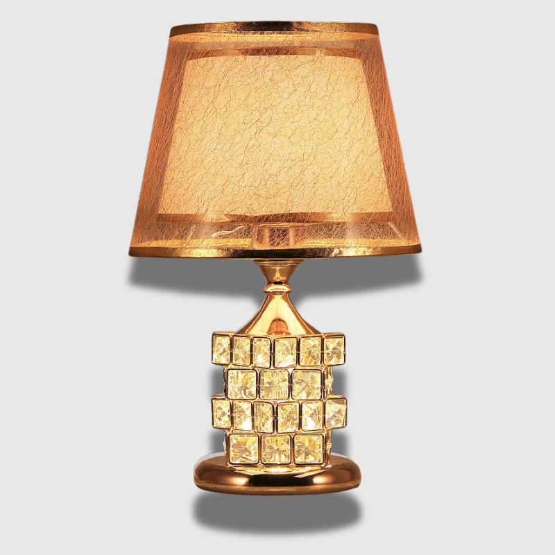 Luxeuria Luxe Golden Crystal Table Lamp – European Style