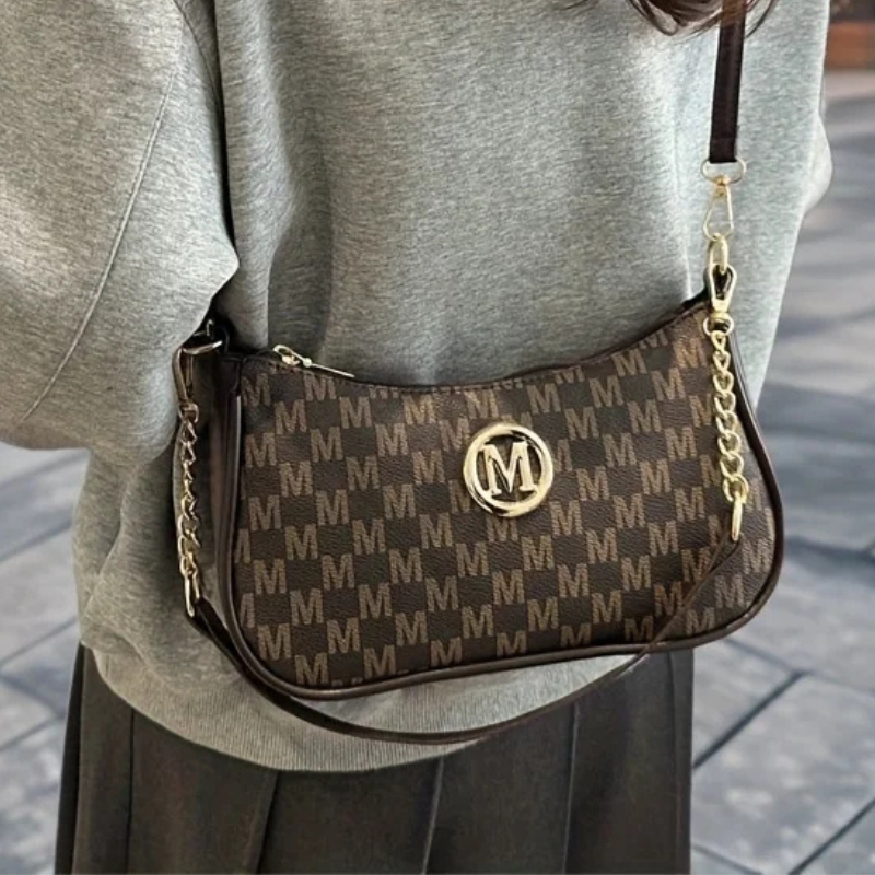 Luxeuria Luxe Vintage Style PU Crossbody Handbag with Adjustable Strap – Women’s Messenger Shoulder Tote Bag