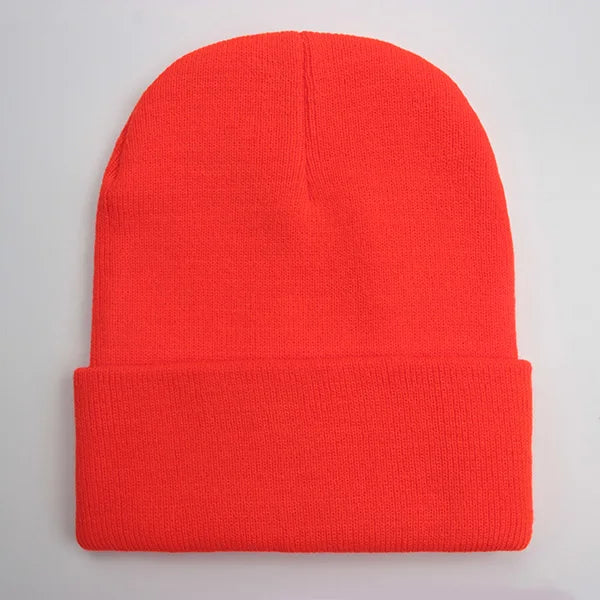Solid Colour Unisex Winter Beanie