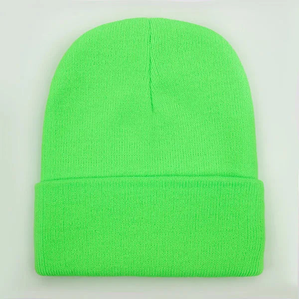 Solid Colour Unisex Winter Beanie