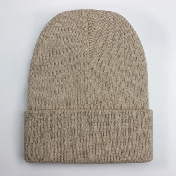 Solid Colour Unisex Winter Beanie