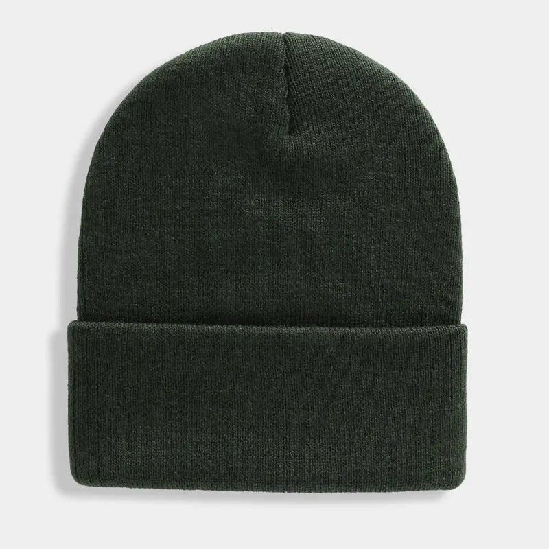 Solid Colour Unisex Winter Beanie