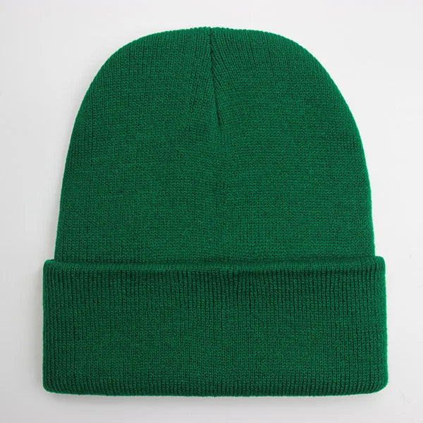 Solid Colour Unisex Winter Beanie