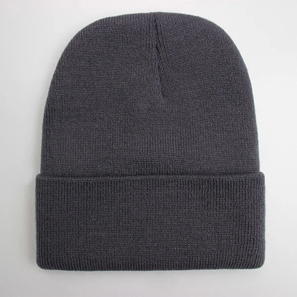 Solid Colour Unisex Winter Beanie