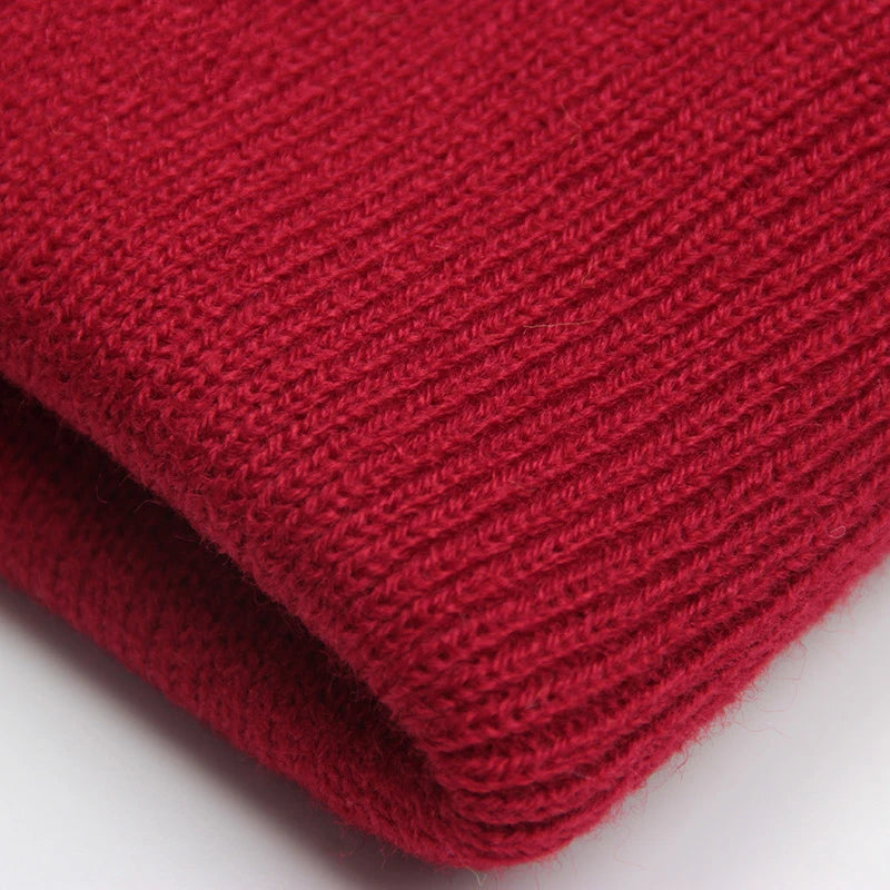 Solid Colour Unisex Winter Beanie