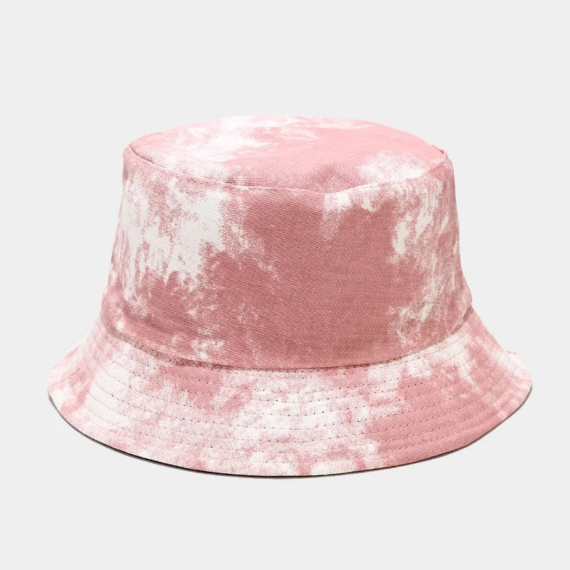 Unisex Tie-Dye Chinese Art Bucket Hat – Summer Pullover Edition