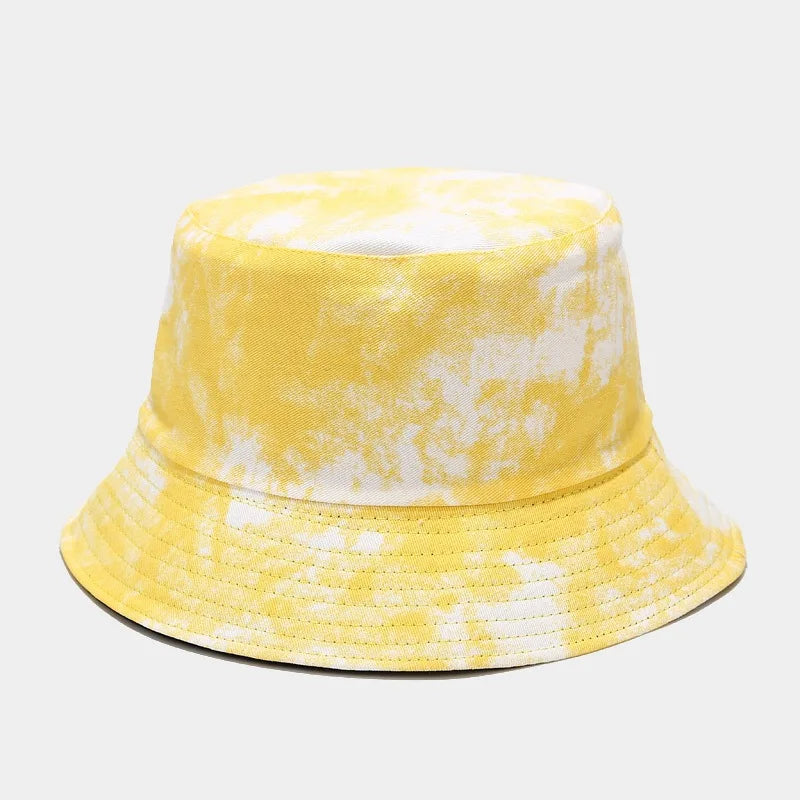 Unisex Tie-Dye Chinese Art Bucket Hat – Summer Pullover Edition