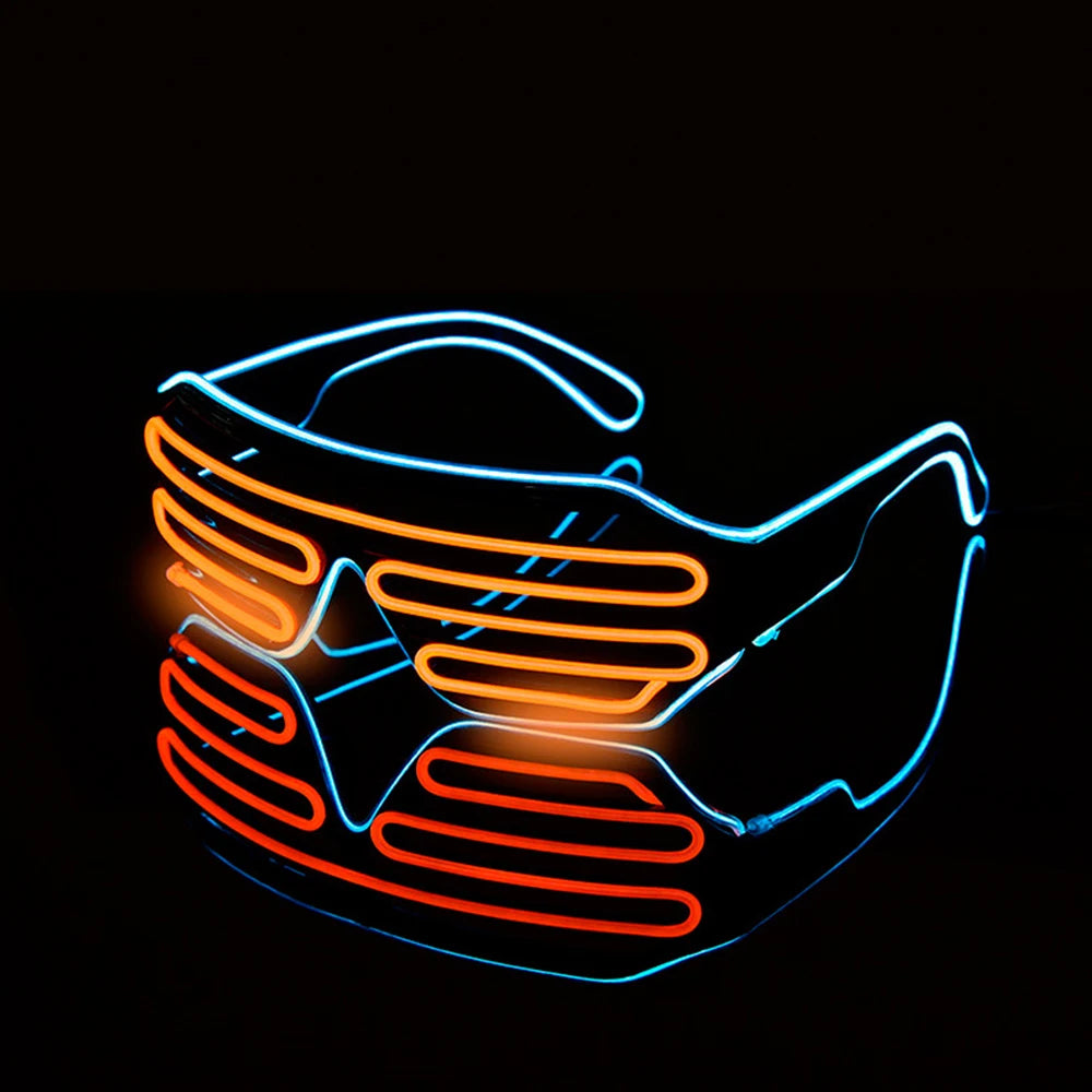 Cyber Neon LED Luminous Goggles