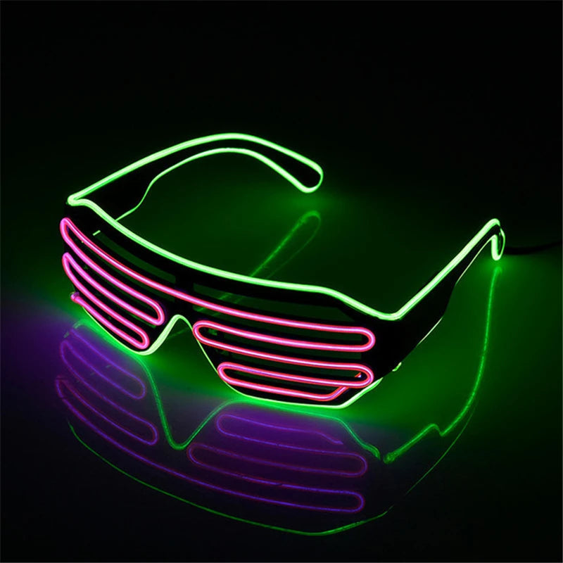 Cyber Neon LED Luminous Goggles