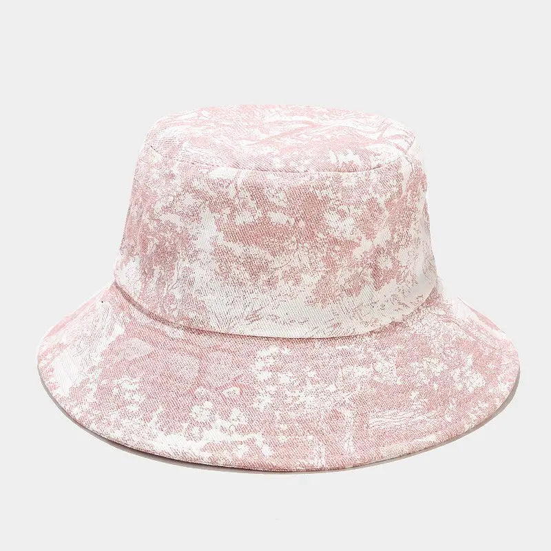 Unisex Tie-Dye Chinese Art Bucket Hat – Summer Pullover Edition
