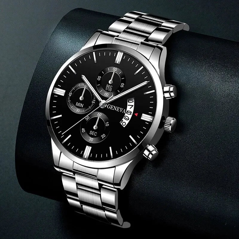 Luxeuria Luxe Men’s Quartz Business Watch – Alloy Band