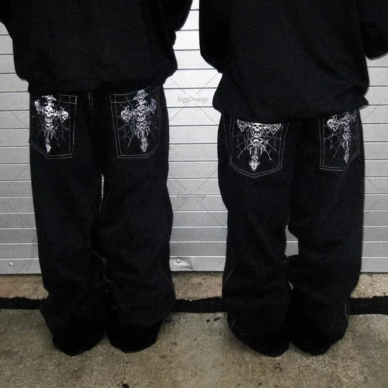 ShadowRiot Y2K Straight-Leg Pants
