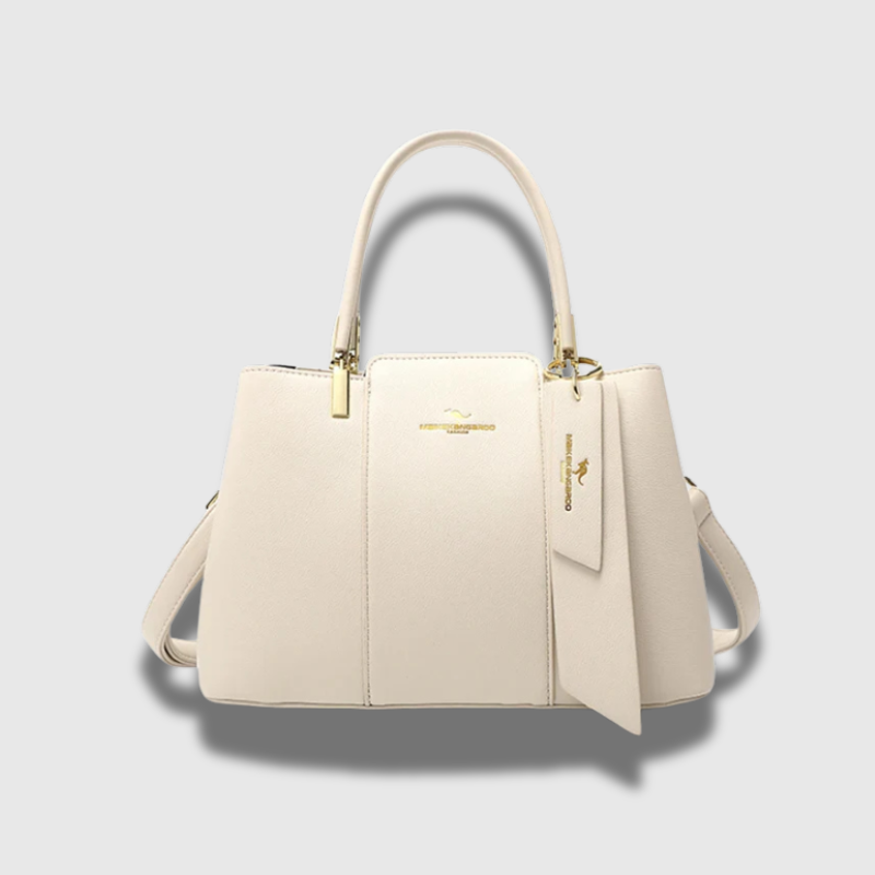 Luxeuria Luxe Vivienne Print Shoulder Bag – Soft Leather Designer Tote