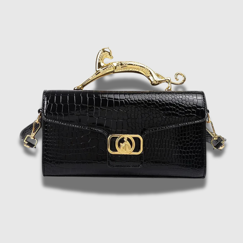 Luxeuria Luxe Celeste Buckle Shoulder Bag – Elegant Leather Party Crossbody