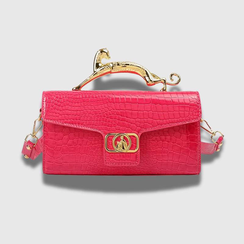 Luxeuria Luxe Celeste Buckle Shoulder Bag – Elegant Leather Party Crossbody
