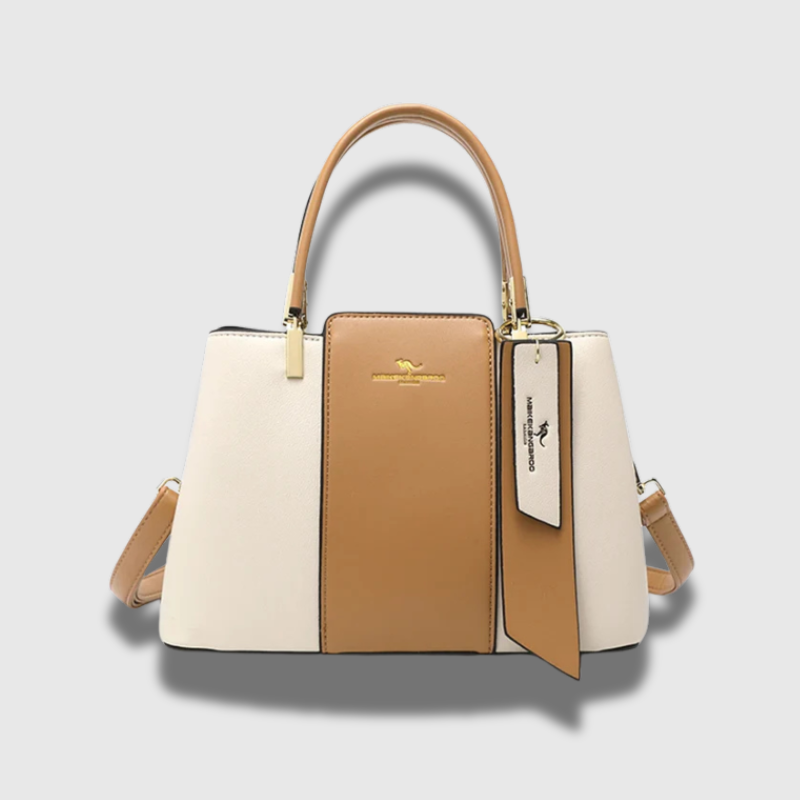 Luxeuria Luxe Vivienne Print Shoulder Bag – Soft Leather Designer Tote