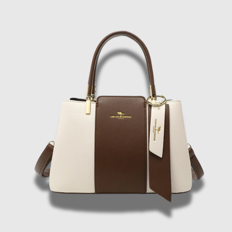 Luxeuria Luxe Vivienne Print Shoulder Bag – Soft Leather Designer Tote