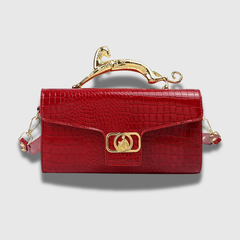Luxeuria Luxe Celeste Buckle Shoulder Bag – Elegant Leather Party Crossbody