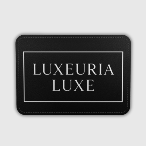 Luxeuria Luxe Premium Nappa Leather Duffle Bag – Black & Gray Patterned, Small & Large Sizes