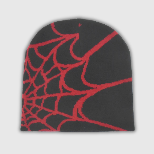 Y2K Gothic Spider Knit Beanie