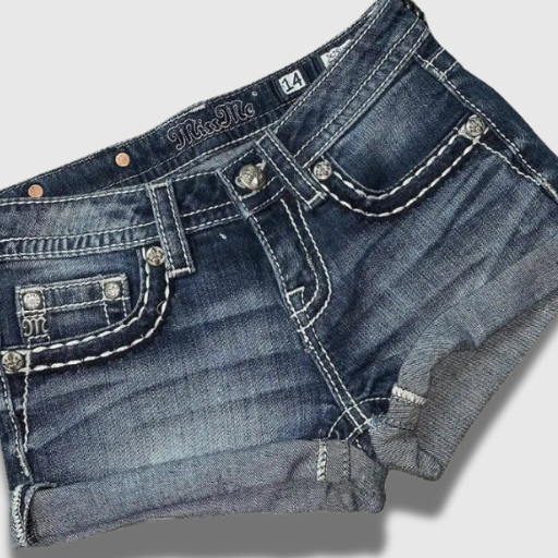 Midnight Pulse Y2K Biker Shorts