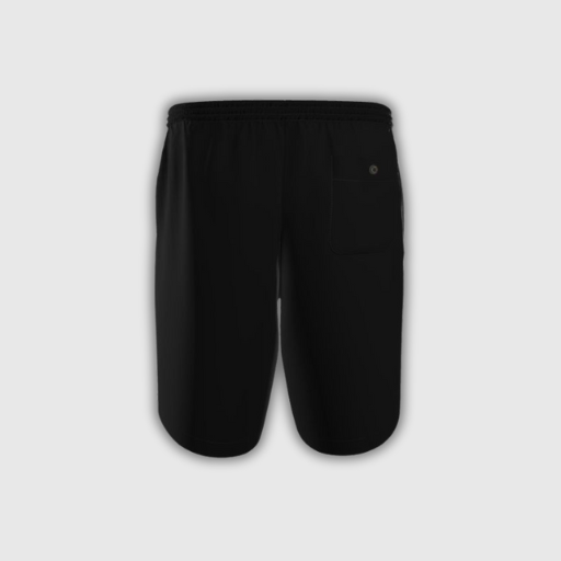 Luxeuria Riviera Men’s Black Deluxe Organic Cotton Satin Drawstring Shorts