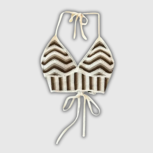 Boho Chic Crochet Halter Top – Women's Summer Beachwear - Collection