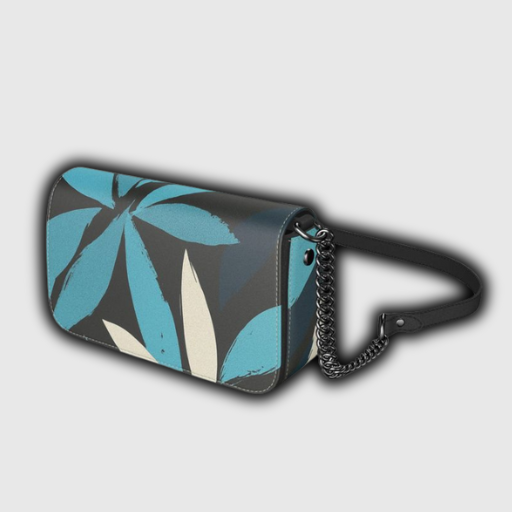 Luxeuria Luxe Turquoise Nappa Leather Flap-Over Box Bag