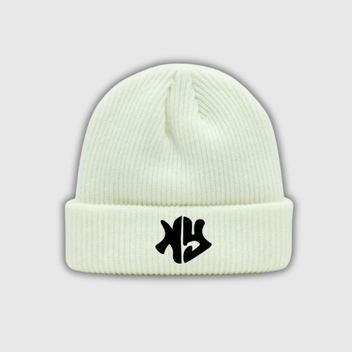 Fashion Knit Beanie — Breathable Polyester Winter Hat