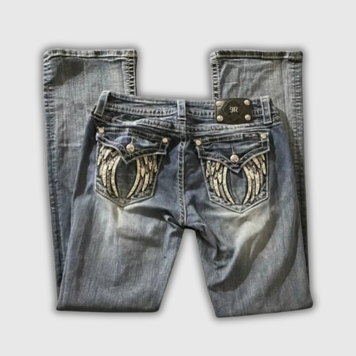 Y2K Streetwear Bootcut Denim