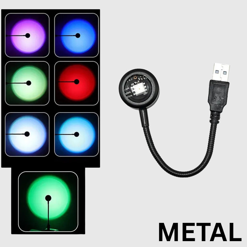 LED USB Sunset Lamp Projector