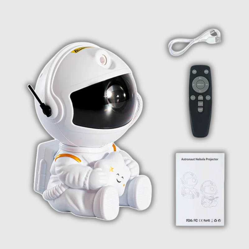 Spaceman Galaxy Projector Lamp