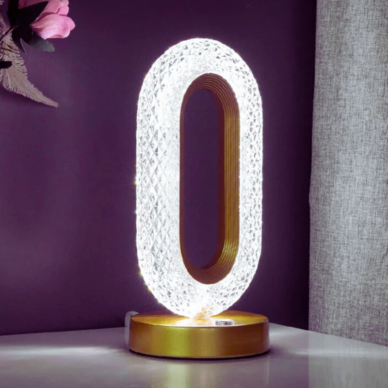 Luxeuria Luxe Crystal Glow Touch LED Table Lamp