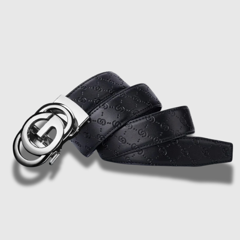 Luxeuria Luxe Men’s Automatic Leather Belt – Alloy Buckle | 3.5cm Genuine Leather Fashion Belt