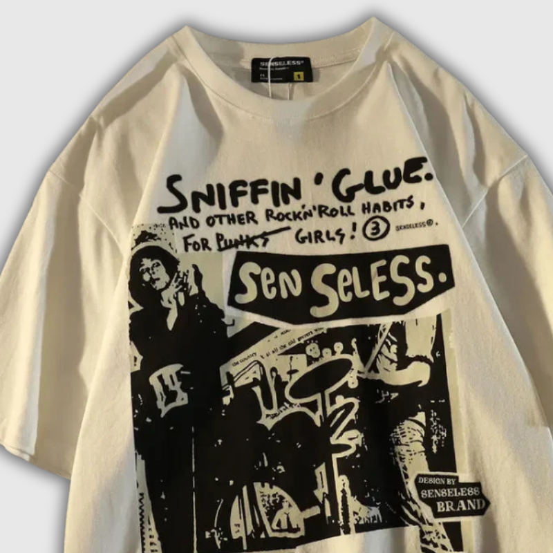 Y2K Blur Street Tee