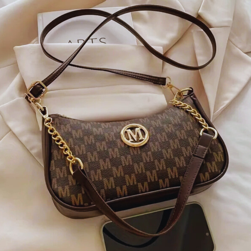 Luxeuria Luxe Vintage Style PU Crossbody Handbag with Adjustable Strap – Women’s Messenger Shoulder Tote Bag
