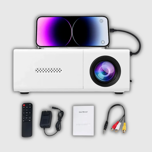 Portable Mini Projector – HD 1080P LED for Home Theater & Travel