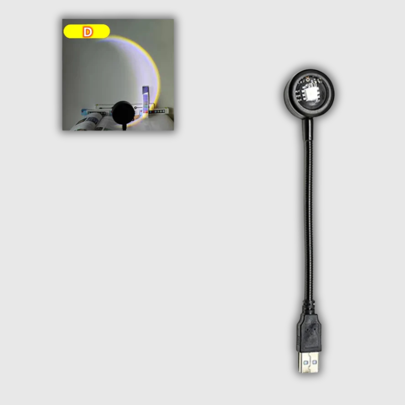 LED USB Sunset Lamp Projector