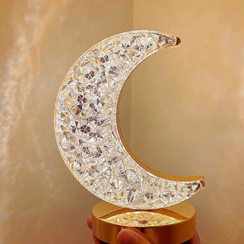 Luxeuria Luxe Crystal Glow Touch LED Table Lamp