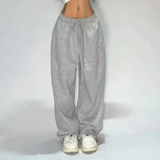 Y2K Retro Baggy Wide-Leg Sweatpants – Women’s Oversized Streetwear