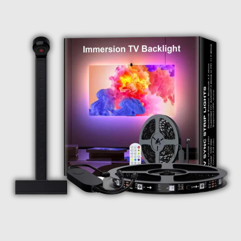 Smart RGBIC LED TV Backlight Strip with Color Sensor & App Control