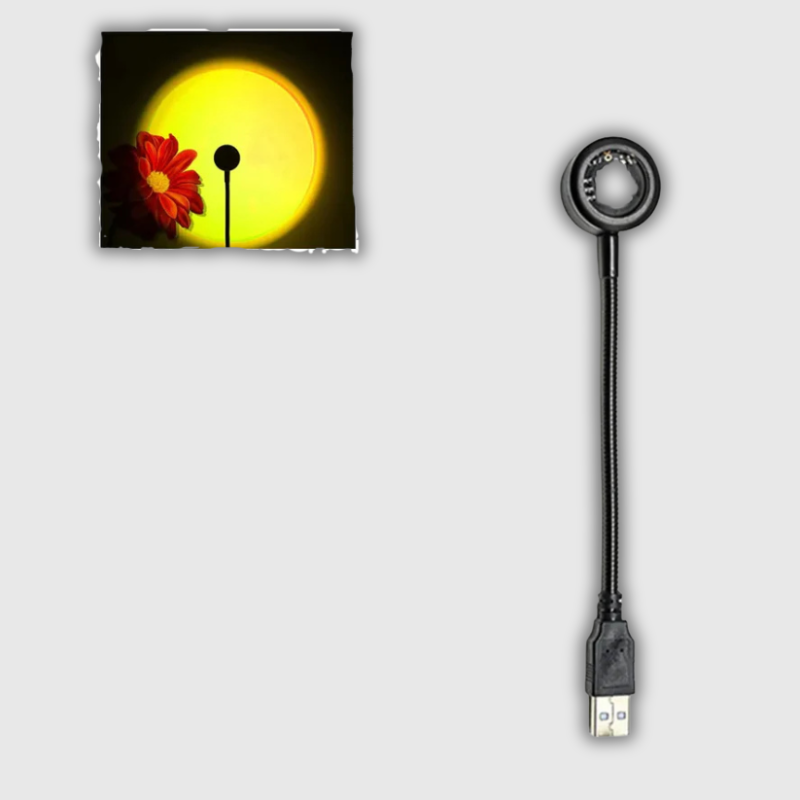 LED USB Sunset Lamp Projector