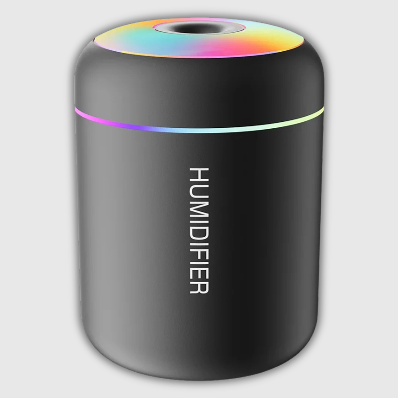 Mini USB Aroma Diffuser & Humidifier with LED Light – For Car, Home, and Bedroom