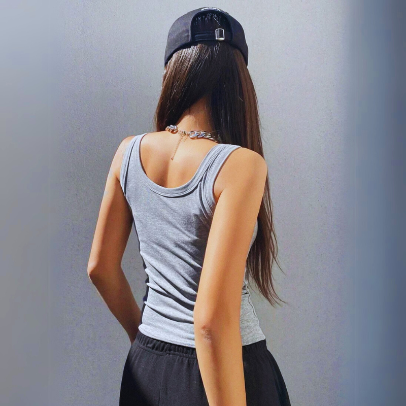 Soft Stretch Cotton Cami Top – Essential Layering Piece