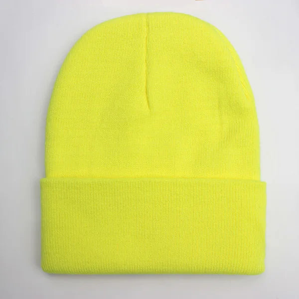 Solid Colour Unisex Winter Beanie