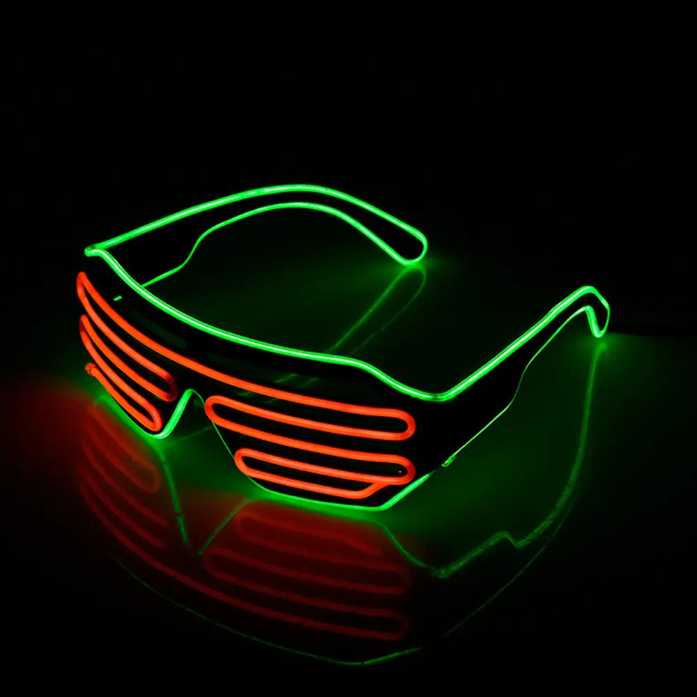 Cyber Neon LED Luminous Goggles