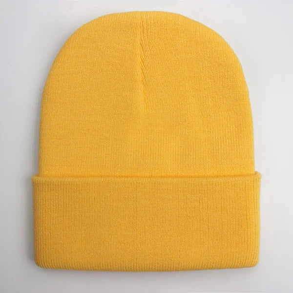 Solid Colour Unisex Winter Beanie