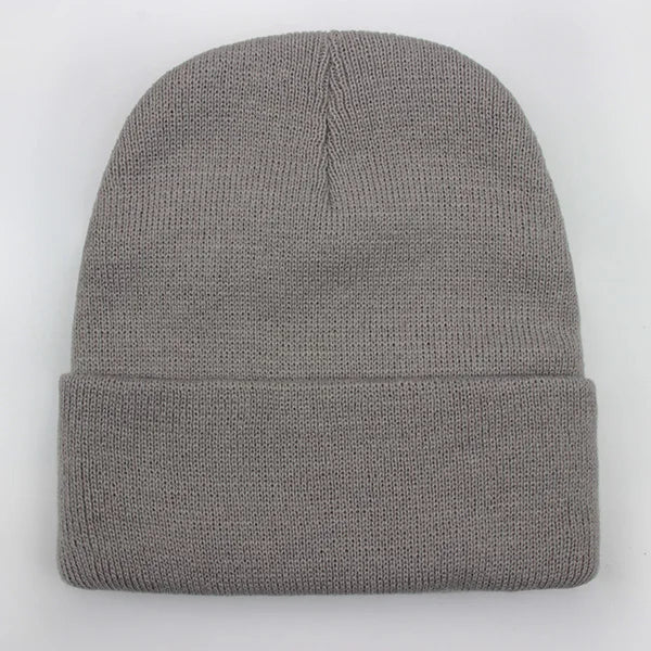 Solid Colour Unisex Winter Beanie